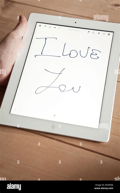Ipadi Love You Stock Photo Alamy