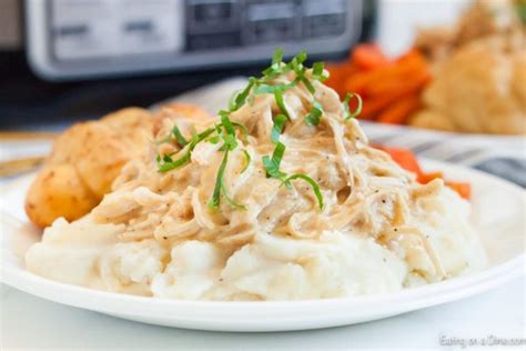 Crockpot Chicken And Gravy Recipe Easy Chicken And Gravy Recipe