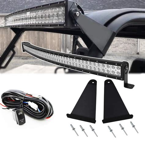 Inch W Led Curved Light Bar Spot Flood Combo Beam Upper Roof