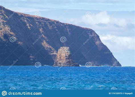 View of the Cliffs of the Poike Volcano, Easter Island. Easter Island ...