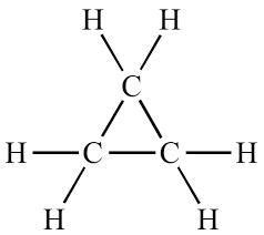 Draw The Structure Of Cyclopropane Brainly