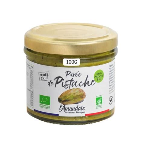 Pur E De Pistache Crue Bio L Amandaie Le Pot De G Prix Carrefour