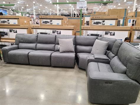 Gilman Creek Sweeney Fabric Power Reclining Sectional Costco97