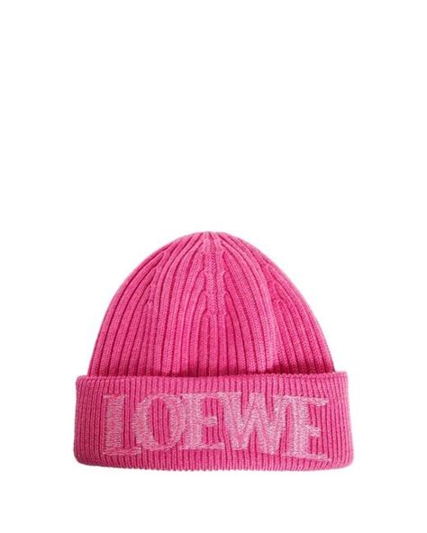 Loewe Hats In Pink Lyst Uk