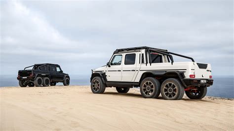 AMG G63 Turns Into Two Six Wheeled Pickups By Brabus With 800