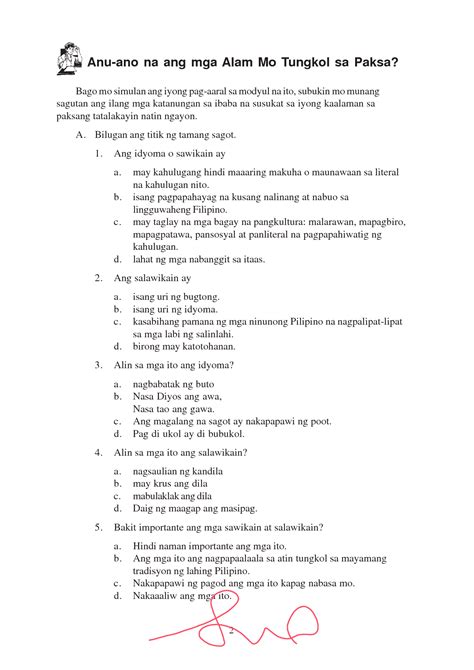 Solution Share Mga Sawikain At Salawikain Studypool