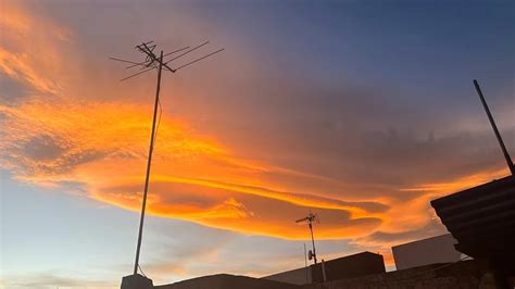 Las Imágenes De La Nube Con Forma De “ovni” Que Sorprendió A Habitantes