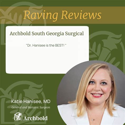 Archbold Medical Center On Linkedin Check Out This Review Bariatric And General Surgeon Katie