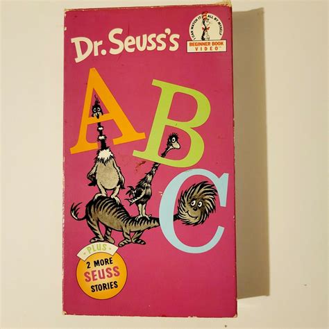 Dr Seusss Abc Plus 2 More Seuss Stories Video Cassette Vhs 1994