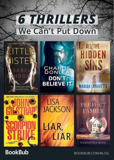 6 Twisty Thrillers You Won’t Be Able to Put Down | Thriller books ...