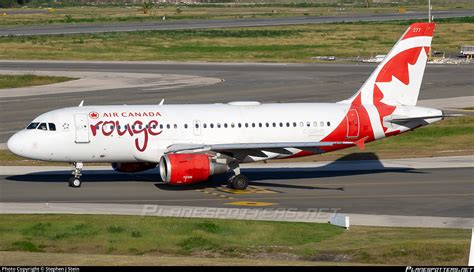 C GBHR Air Canada Rouge Airbus A319 114 Photo By Stephen J Stein ID