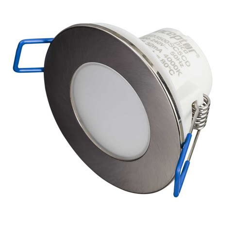 Ovia Inceptor Pico 5 5w Led Dimmable Downlight Satin Chrome 4000k