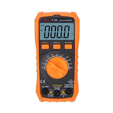 Var Tech V Digital Multimeter Auto Ranging True Rms V Ac Dc A