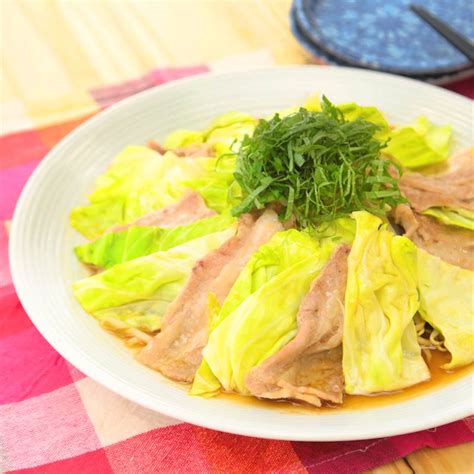 レンジで簡単 たっぷり野菜と豚バラ肉のバタポン蒸し 作り方・レシピ クラシル