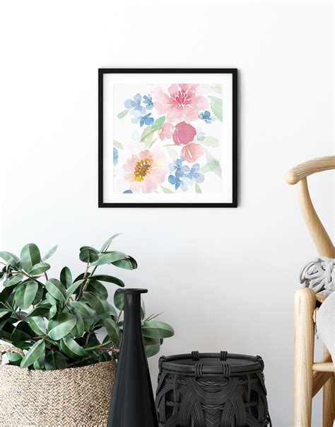 Bright Floral Artwork — Heather Victoria Design