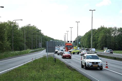 Lange File En Veel Schade Door Kettingbotsing Op A1 Bij Barneveld