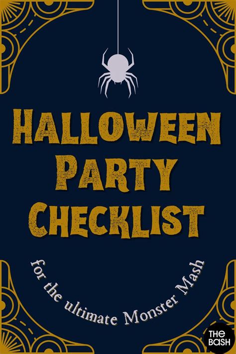 A Simple Halloween Party Checklist