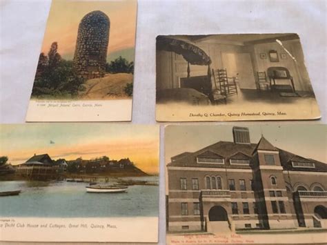 8 Different Quincy Massachusetts Vintage Postcards Ebay