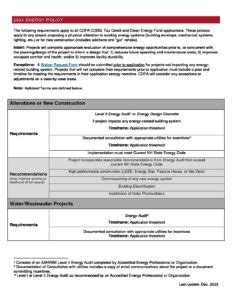 CDFA Energy Policy 2024 Resources From NHCDFA