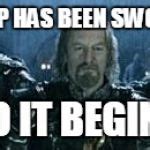 So it begins Meme Generator - Imgflip