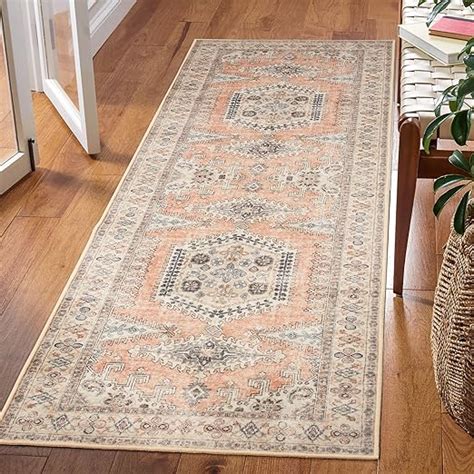 Amazon Valenrug Washable Runner Rug 2 6x8 Ultra Thin Antique