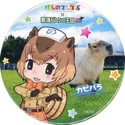 駿河屋 カピバラ 缶バッジ 「けものフレンズ×那須どうぶつ王国 20th Anniversary」（バッジ・ピンズ）