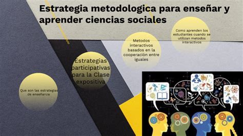 La estrategia metodológica para enseñar y aprender ciencias sociales by