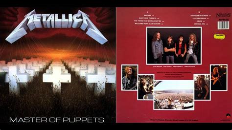 Metallica Master Of Puppets 1986 Full Album Youtube