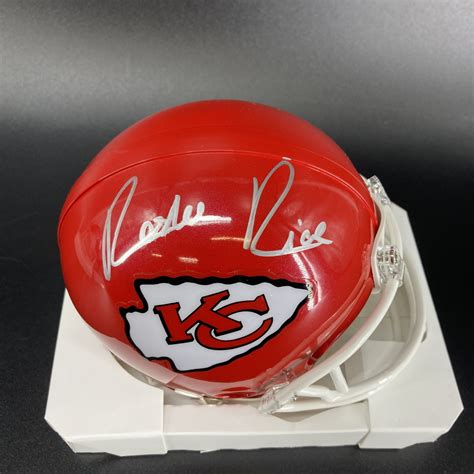 Nfl Chiefs Rashee Rice Signed Mini Helmet The Official Auction Site