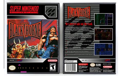 Gaming Relics Super Nintendo Vertical Style Blackthorne