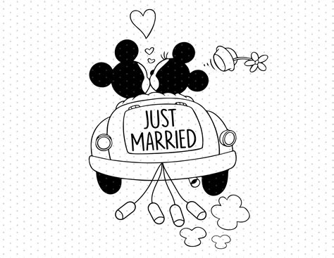 Mickey And Minnie Wedding Clip Art