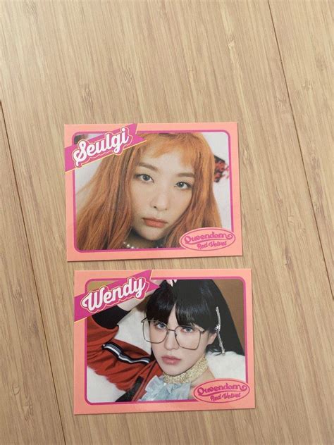 Wts Red Velvet Wendy Seulgi Photocard Hobbies Toys Collectibles