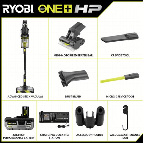 18v One Hp Advanced Stick Vacuum Kit Ryobi Tools