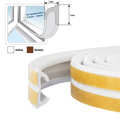 Gummidichtung Fensterdichtung Türdichtung selbstklebend Gummi PROFIL