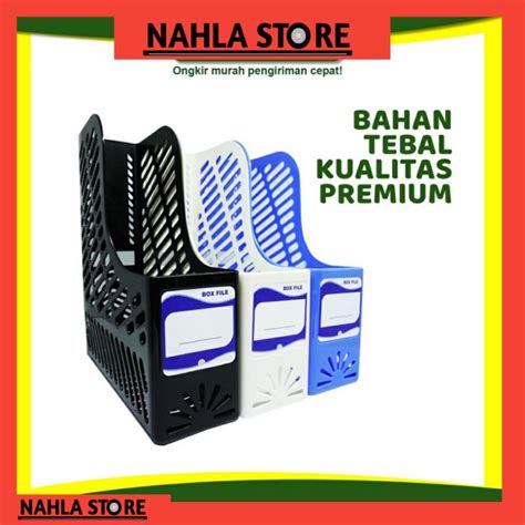 Jual Box File Premium Tebal Bahan Plastik PVC Tebal Kotak Penyimpanan