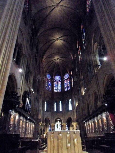 Paris - Altar of the Cathedral of Notre Dame Editorial Photo - Image of ...