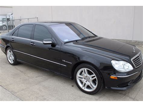 2003 Mercedes Benz S55 Amg V8 55l Super Charged Kompressor 493hp Black