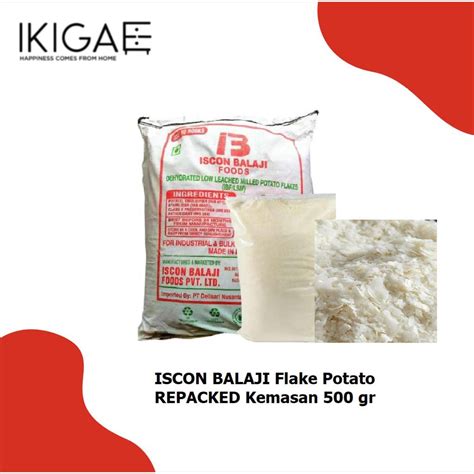 Jual Iscon Balaji Flake Potato Tepung Kentang Kemasan Repacked Gr