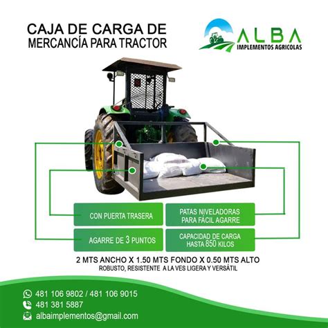 Caja De Carga Para Tractor Cajas Tractor Agarre