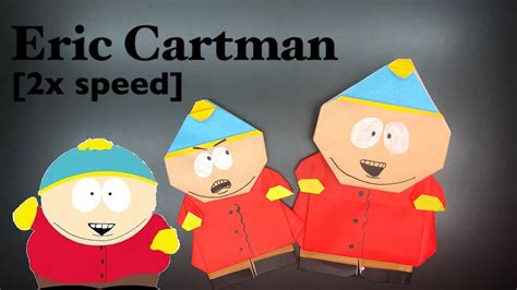 How To Make Origami Kyle Broflovski South Park[2x speed]
