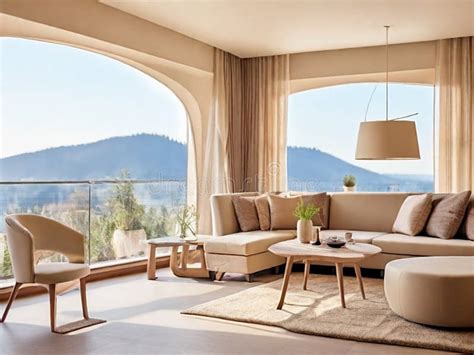 Modern Living Room Furniture Design Contemporary Trends Stock ...