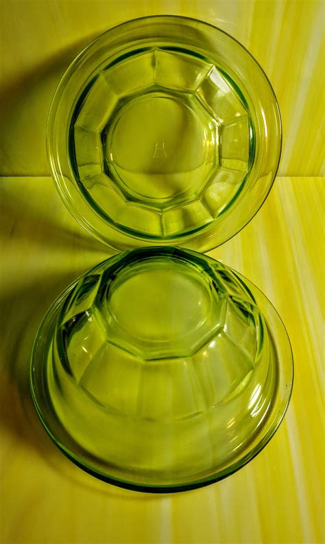 Vintage Hazel Atlas Green Depression Glass Farmhouse Kitchen Etsy