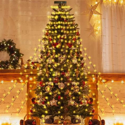 Guirlande Lumineuse pour Sapin de Noël 2M 16 Lignes 400 LEDs IP65