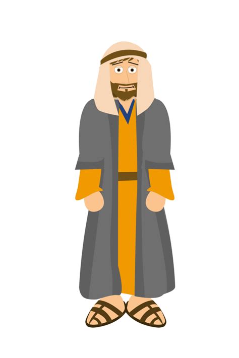 Cartoon Bible Character - Joseph 22278409 PNG