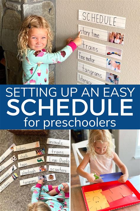 Easy Homeschool Preschool Schedule And Routine Toddler Approved