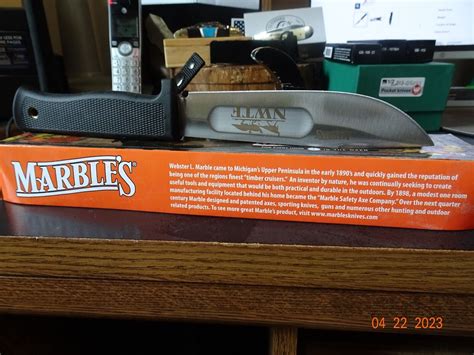 MARBLES 11 NWTF BOWIE KNIFE 6 25 440 STAINLESS BLADE BLACK CHECKERED