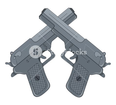 Cross Guns Royalty Free Stock Image Storyblocks