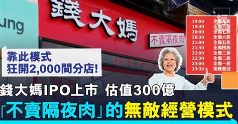 【必抽新股】錢大媽靠「不賣隔夜肉」上市 估值300億 拆解無敵經營模式 ｜李聲揚