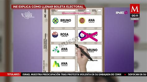 C Mo Debe Marcarse La Boleta Electoral Grupo Milenio