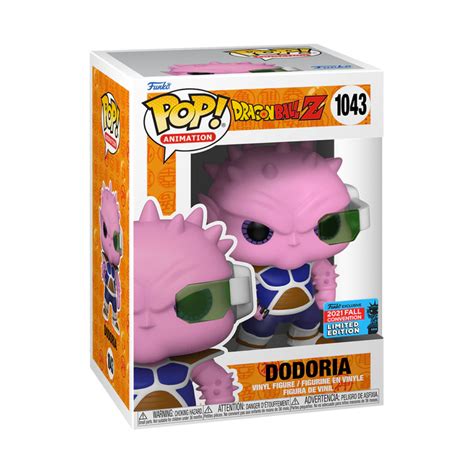 Funko POP Animation Dragon Ball Z Dodoria 1043 2021 Fall Convention